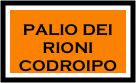 
PALIO DEI
RIONI
CODROIPO


